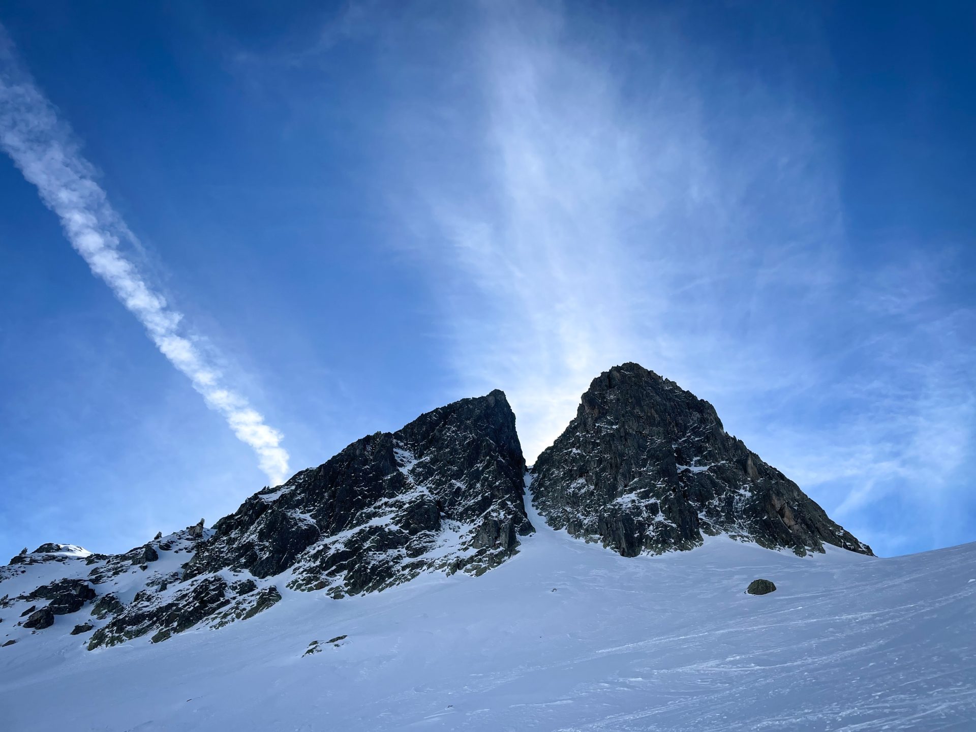 Beaufortain ski randonnée freeski freeride alpinisme couloir pointe des Besaces