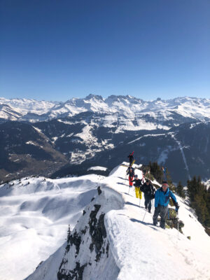 Légette du Mirantin arête est Beaufortain ski de rando ski de randonnée