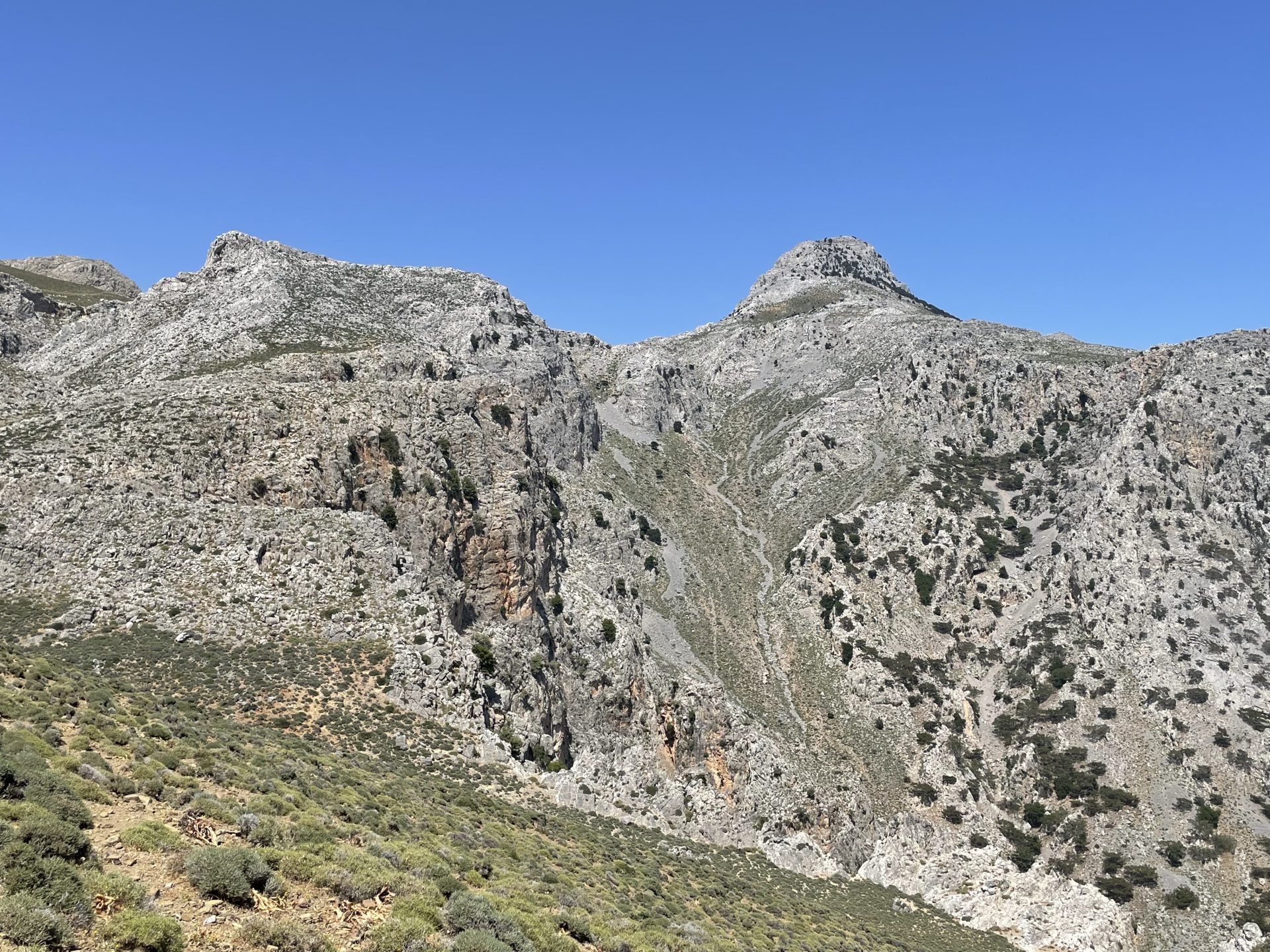 Via ferrata Grèce Crète Kapetaniana Agio Ionnanis escalade climb climbing