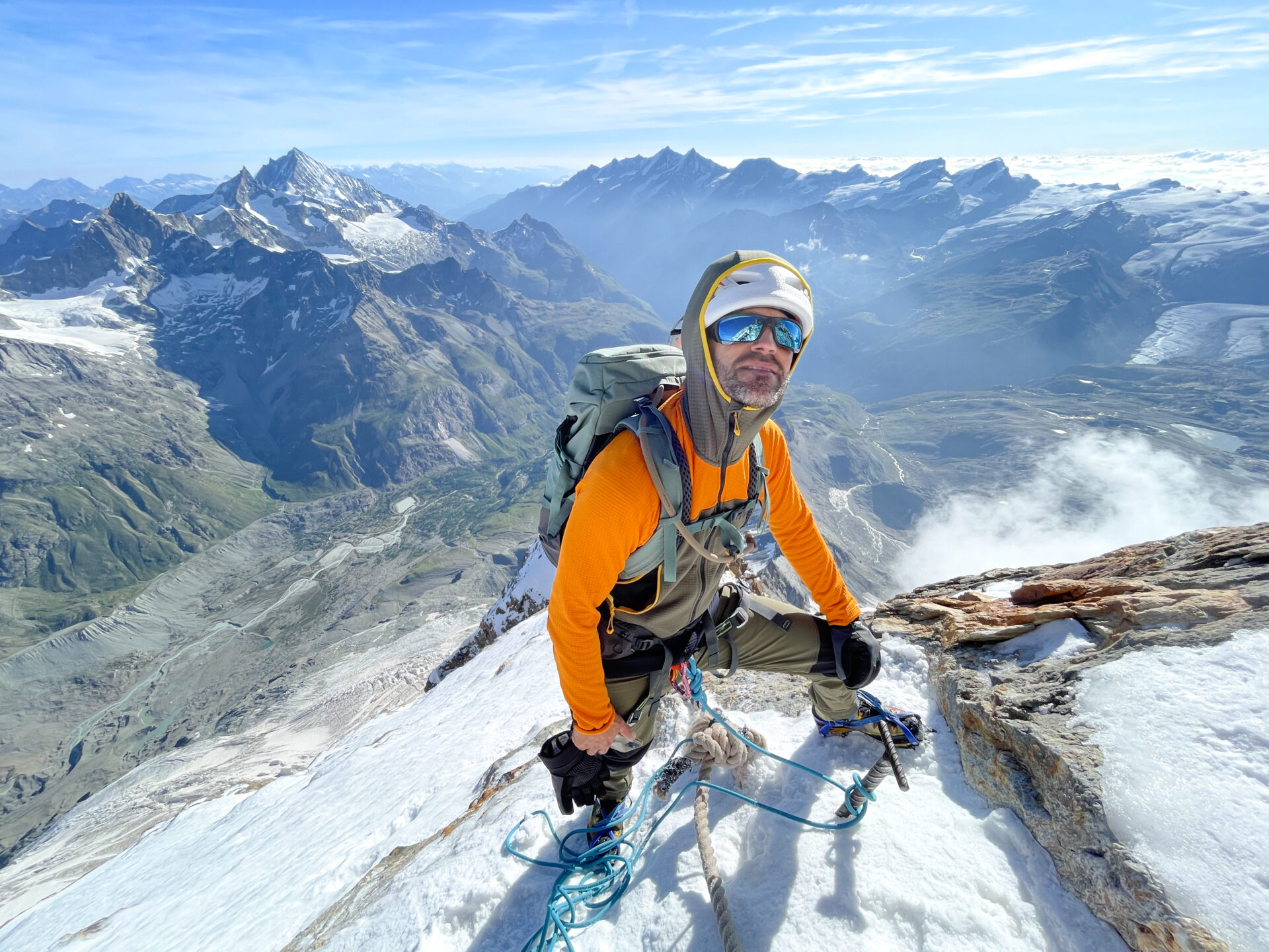 alpinisme escalade Cervin Hornli Zermatt Matterhorn Cervino Valais Suisse alpes Hornlihutte