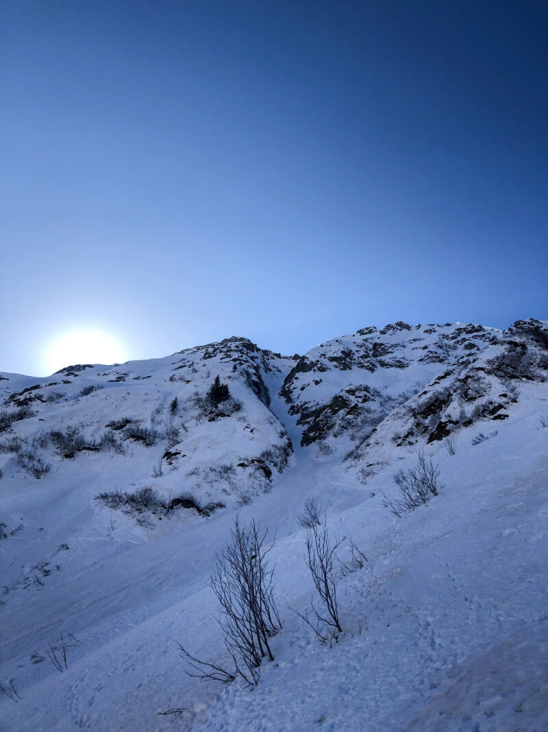 Beaufortain ski de rando ski de randonnée pente raide Grand Mont Comborsier