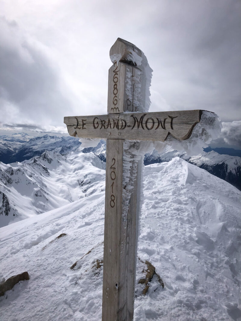 Ski de randonnée ski de rando Grand Mont Beaufortain Arêches Beaufort col de la Forclaz refuge de l'Alpage