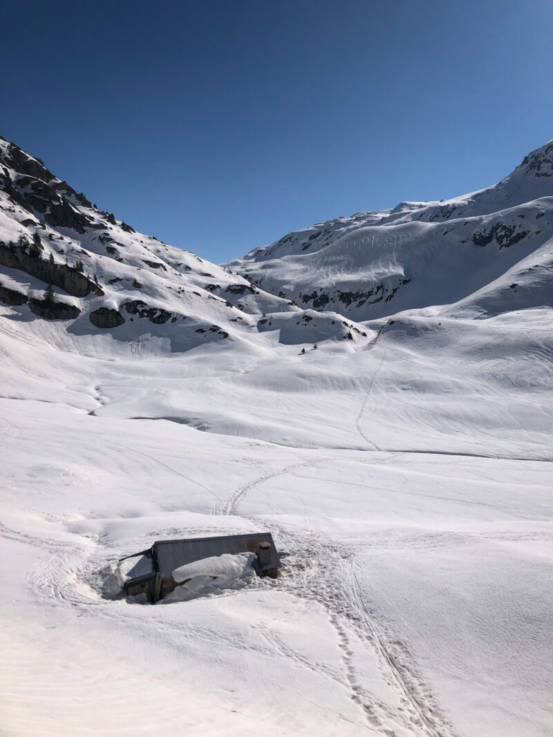 Beaufortain ski de rando ski de randonnée pente raide Grand Mont Comborsier