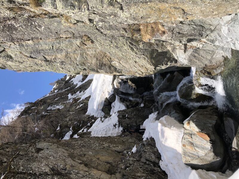 Mont Oreb face nord Aiguille Rouge Mont Blanc ski de randonnée ski de pente raide ski de rando