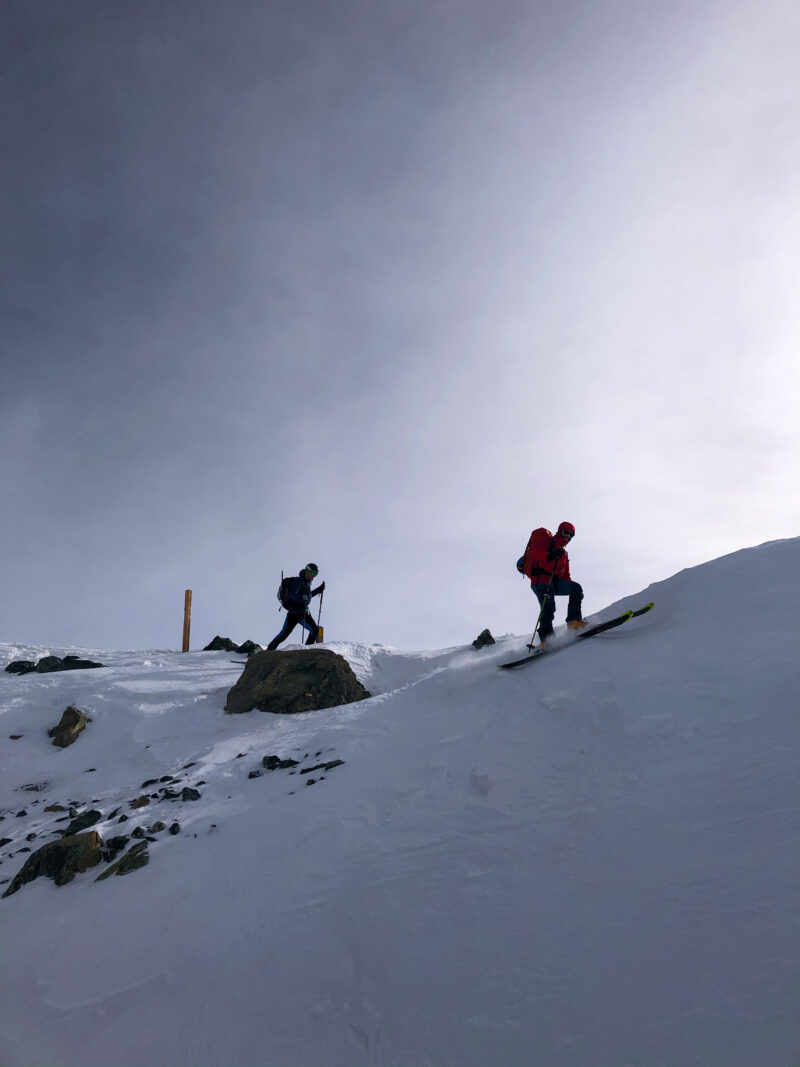 Massif Queyras ski de rando ski de randonnée Tête du Longet Saint Véran col de la Noire refuge de la Blanche