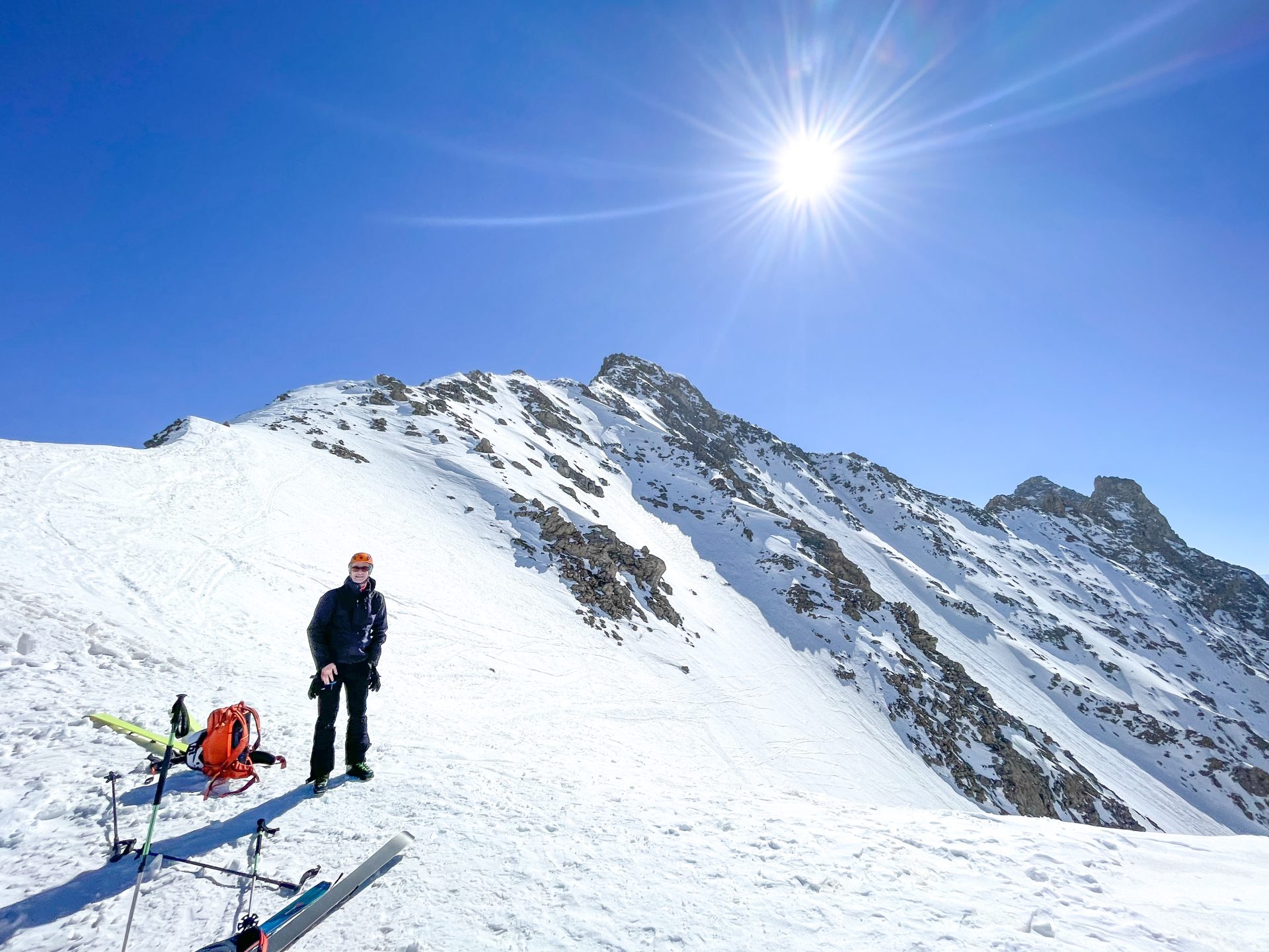 Beaufortain ski de randonnée alpinisme couloir refuge Presset aiguille de la Nova