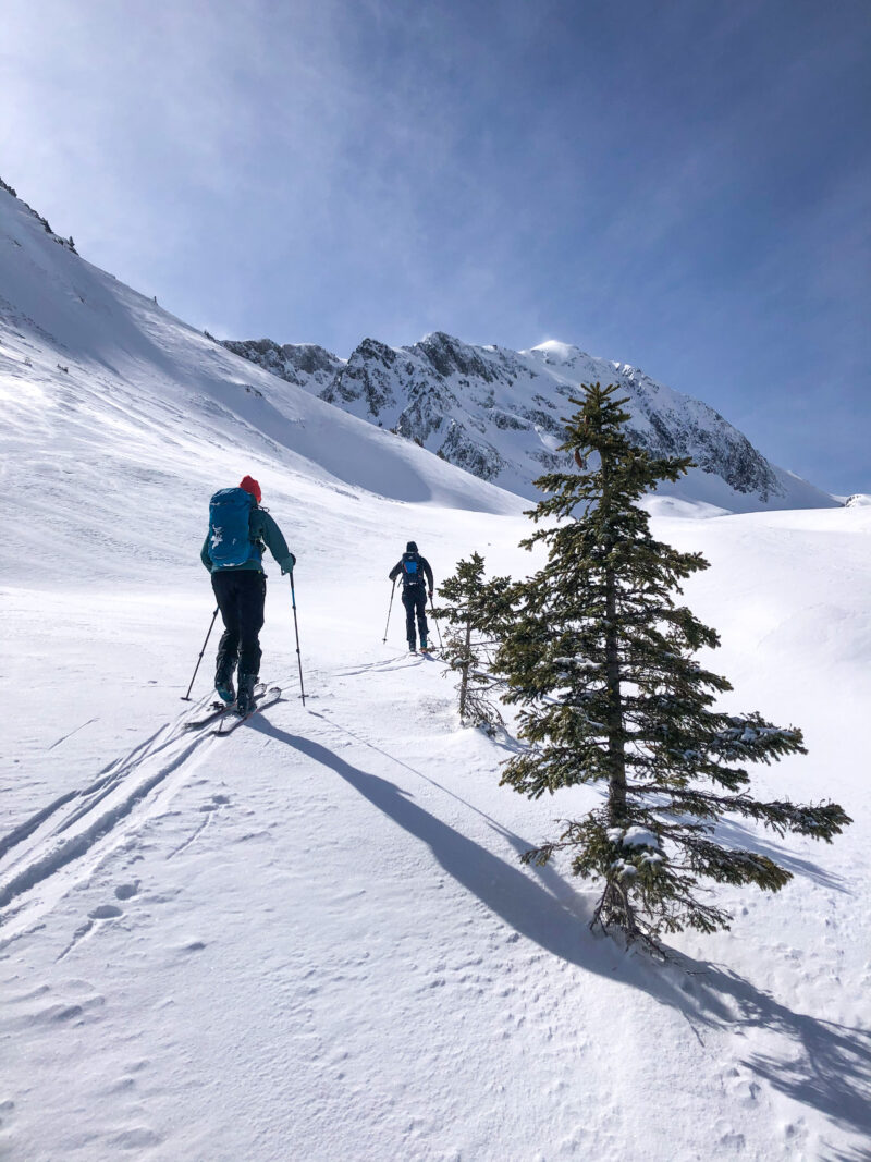 Ski de randonnée ski de rando Grand Mont Beaufortain Arêches Beaufort col de la Forclaz refuge de l'Alpage