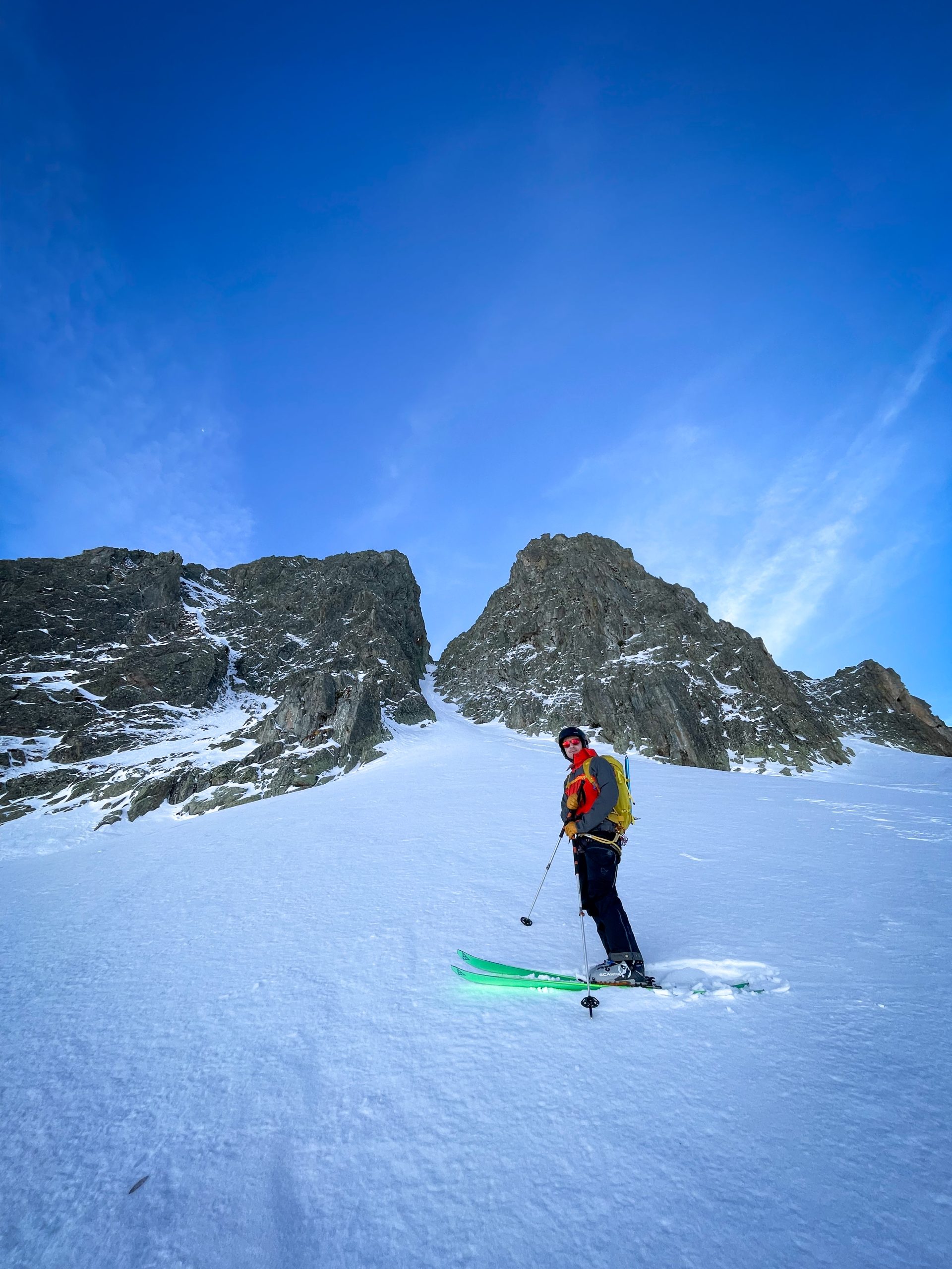Beaufortain ski randonnée freeski freeride alpinisme couloir pointe des Besaces