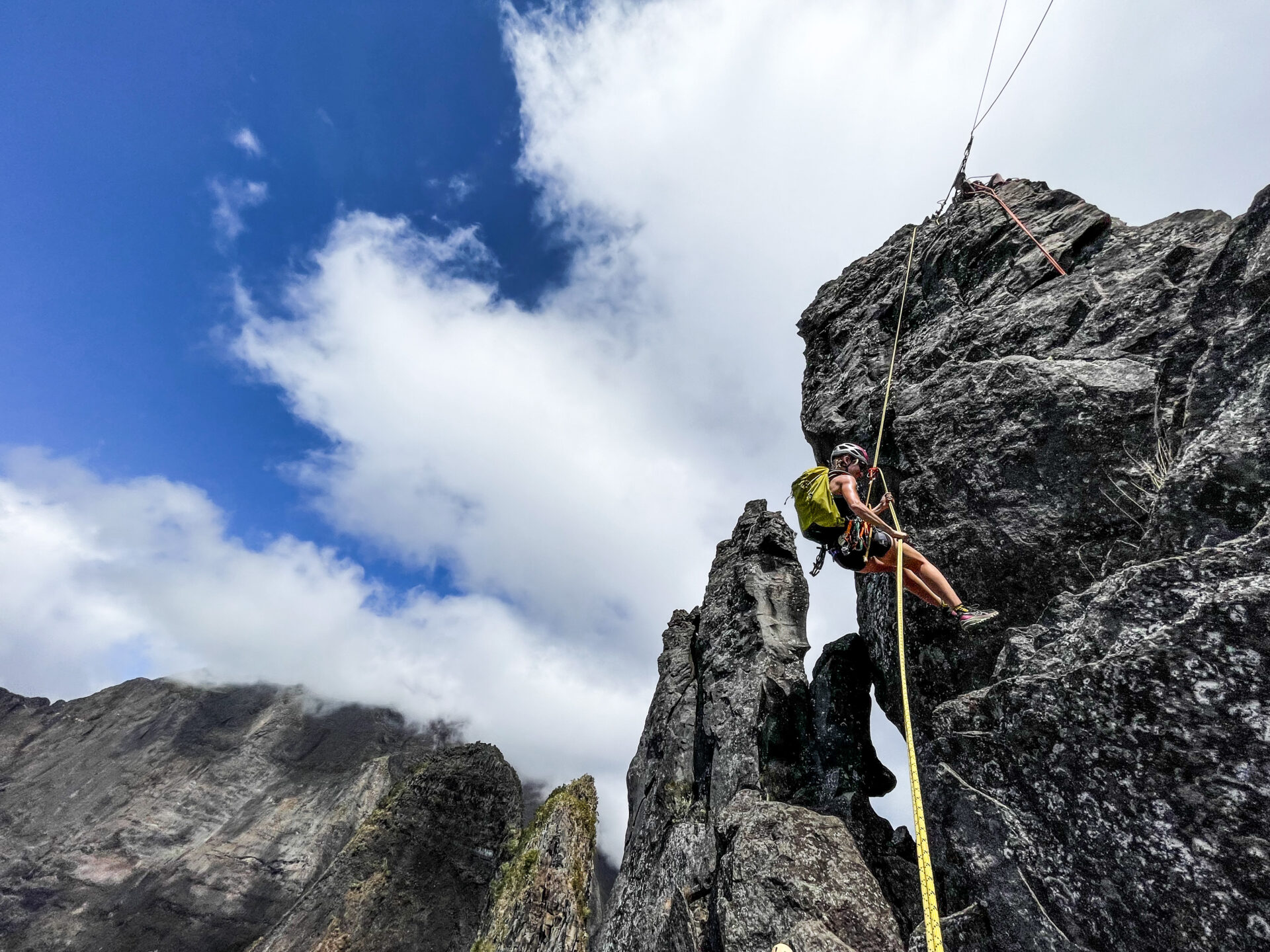 Traversée des 3 Salazes Cilaos Réunion escalade alpinisme climb climbing Mafate
