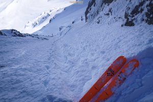 Aiguille Grand fond face nord ski randonnée Beaufortain