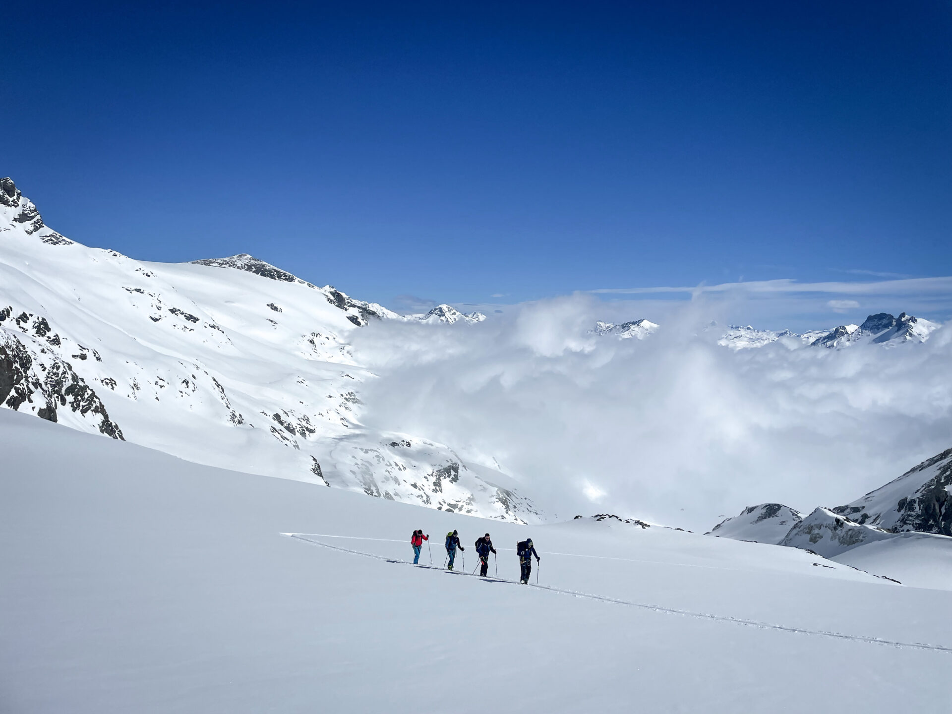 Vanoise ski de randonnée alpinisme traversée des glacier alpes du nord