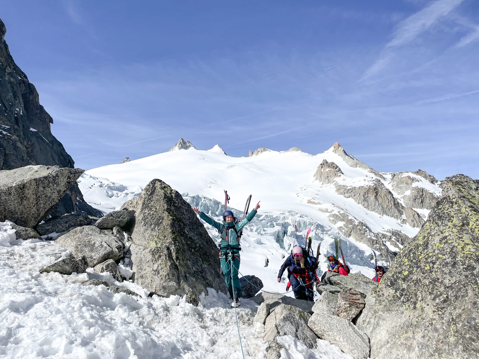 Chamonix Zermatt raid à ski Alpes Suisse Italie ski rando alpinisme Mont Blanc Valais