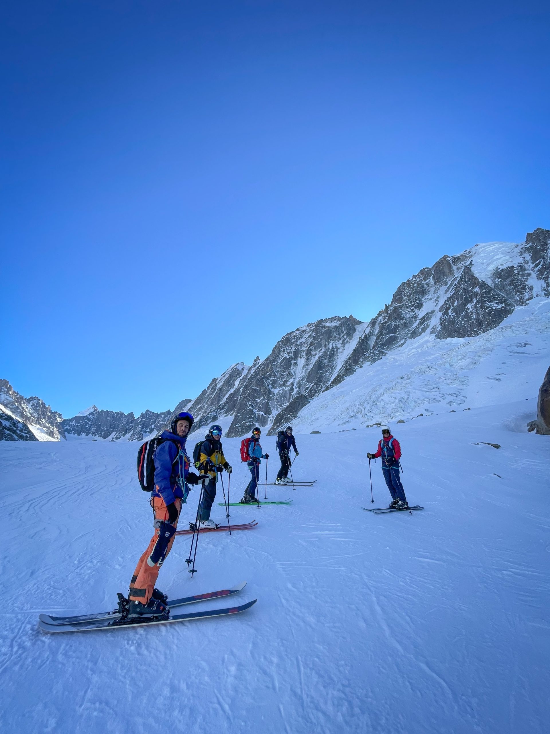 Grand Montet glacier Argentière Chamonix Mont Blanc ski randonnée alpinisme