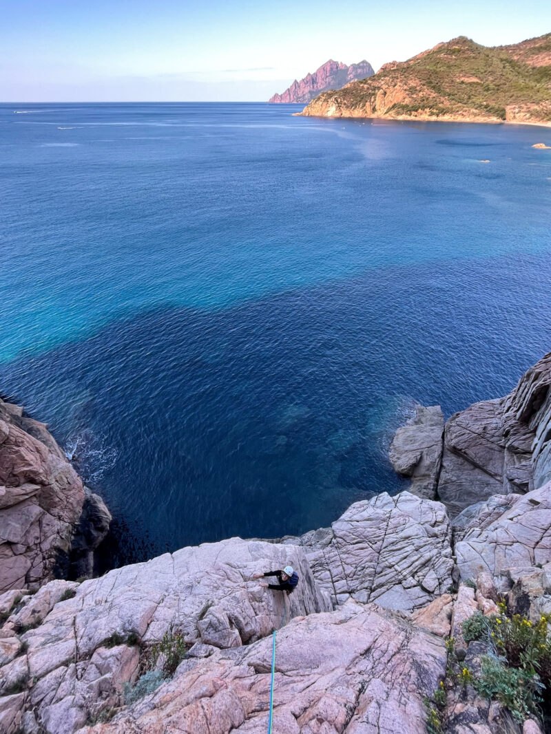 Corse Porto escalade Climbing ambata du melu montagne Cosica Piana