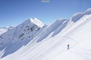 ski randonnée Beaufortain Grande Journée pic vache rouge