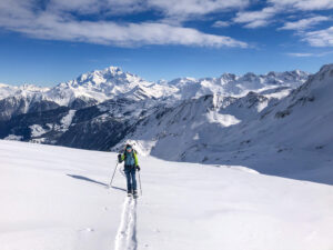 Ski de randonnée pointe du Dard Beaufortain Arêches Beaufort