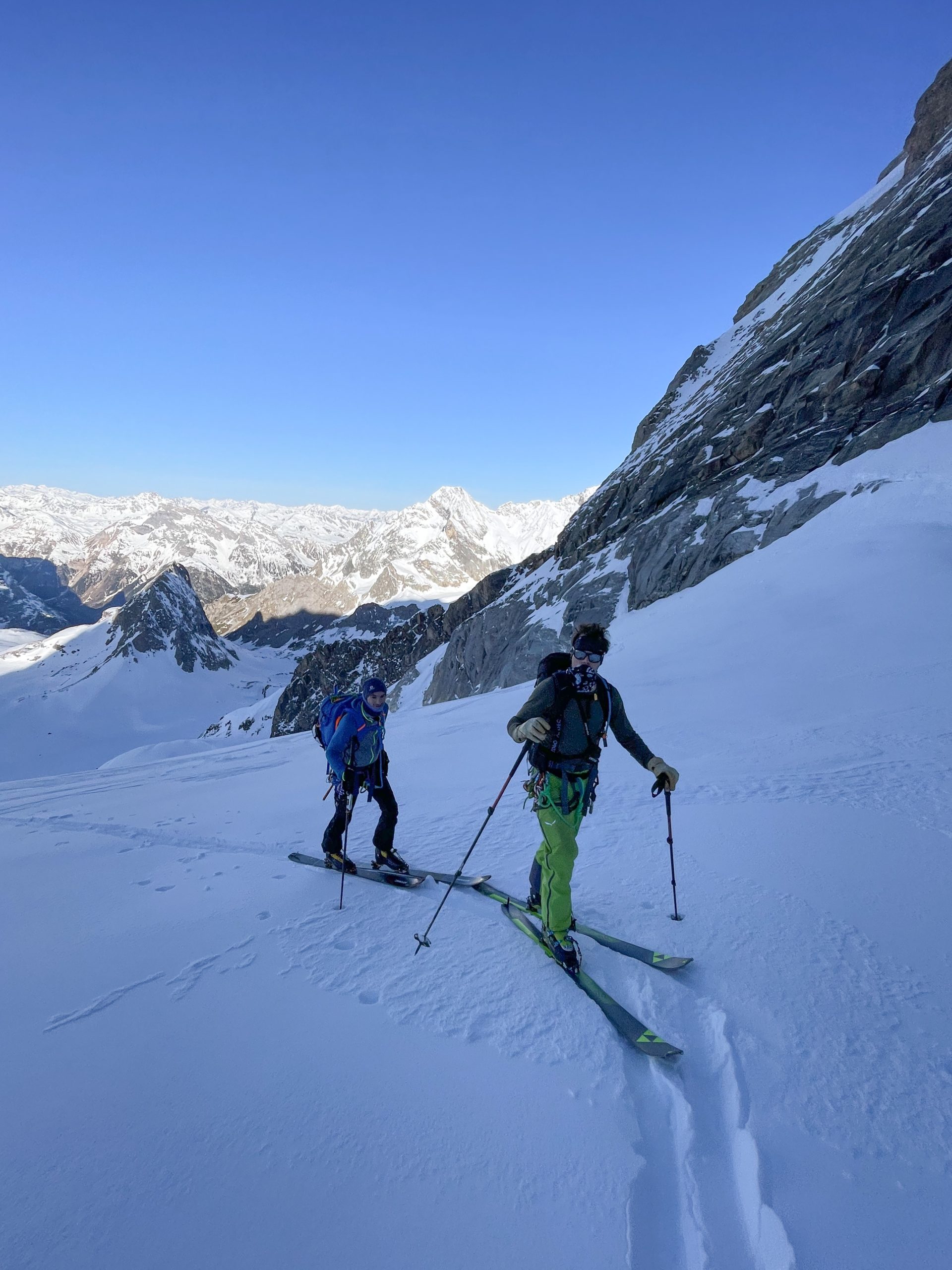 ski randonnée alpinisme Vanoise Grande Casse Grands Couloirs refuge col de la Vanoise Pralognan Alpes