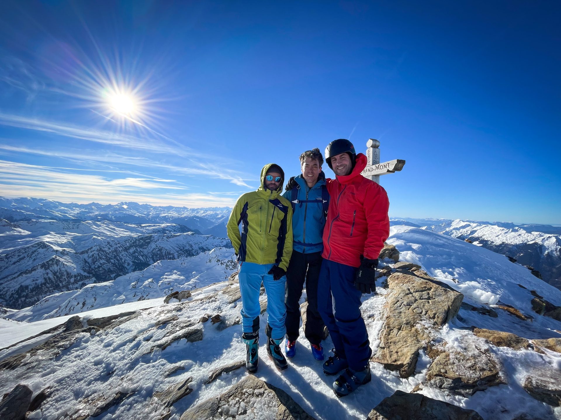 Beaufortain ski de randonnée ski touring ski alpinisme Grand Mont Saint Guérin