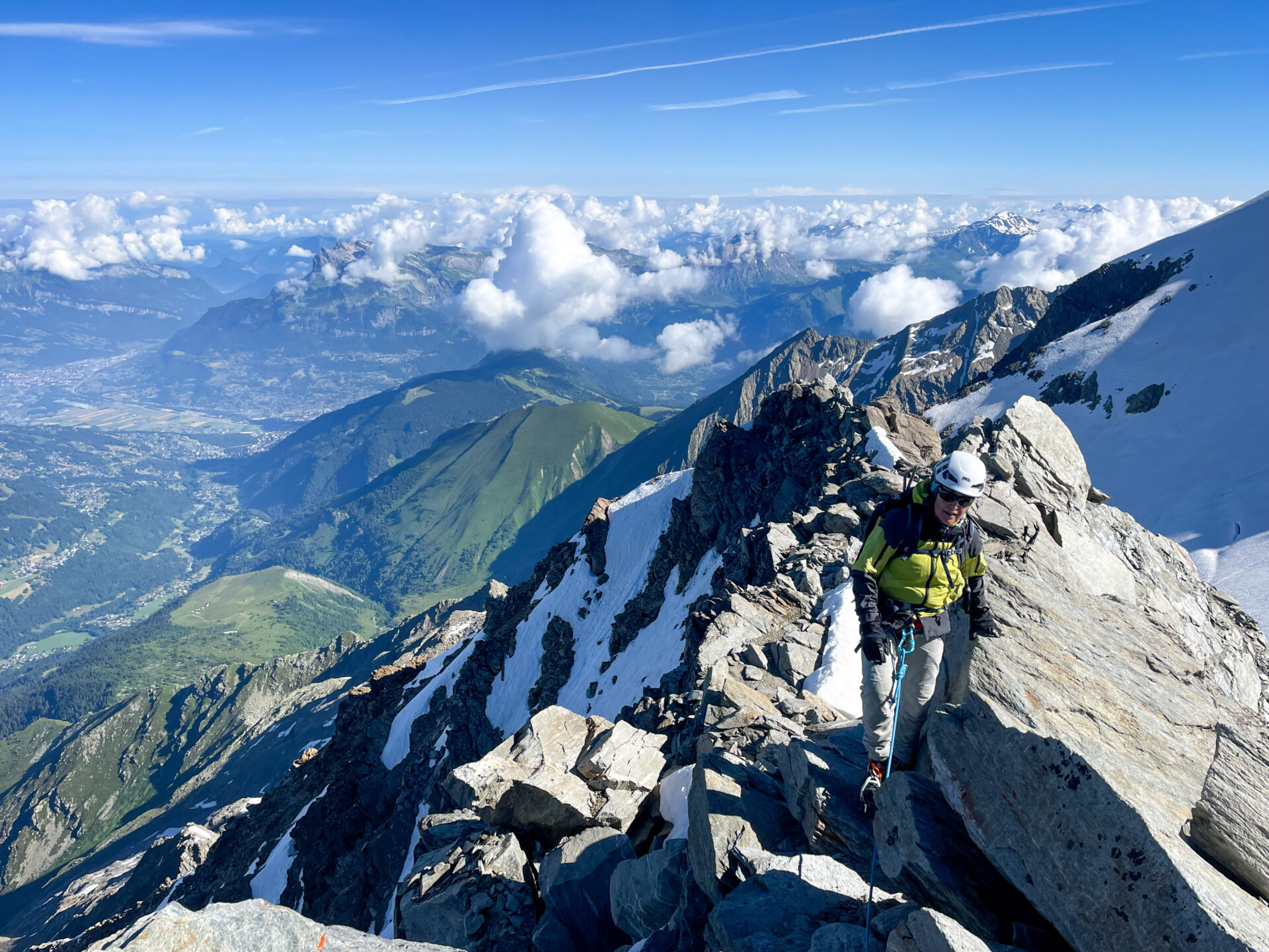 alpinisme Dôme Miage Bérangère traversée Tré La Tête Mont Blanc refuge Conscrits glacier