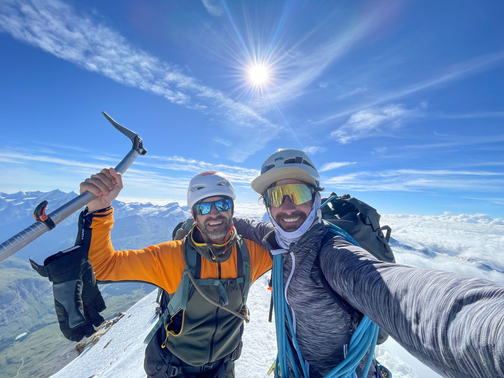 alpinisme escalade Cervin Hornli Zermatt Matterhorn Cervino Valais Suisse alpes Hornlihutte