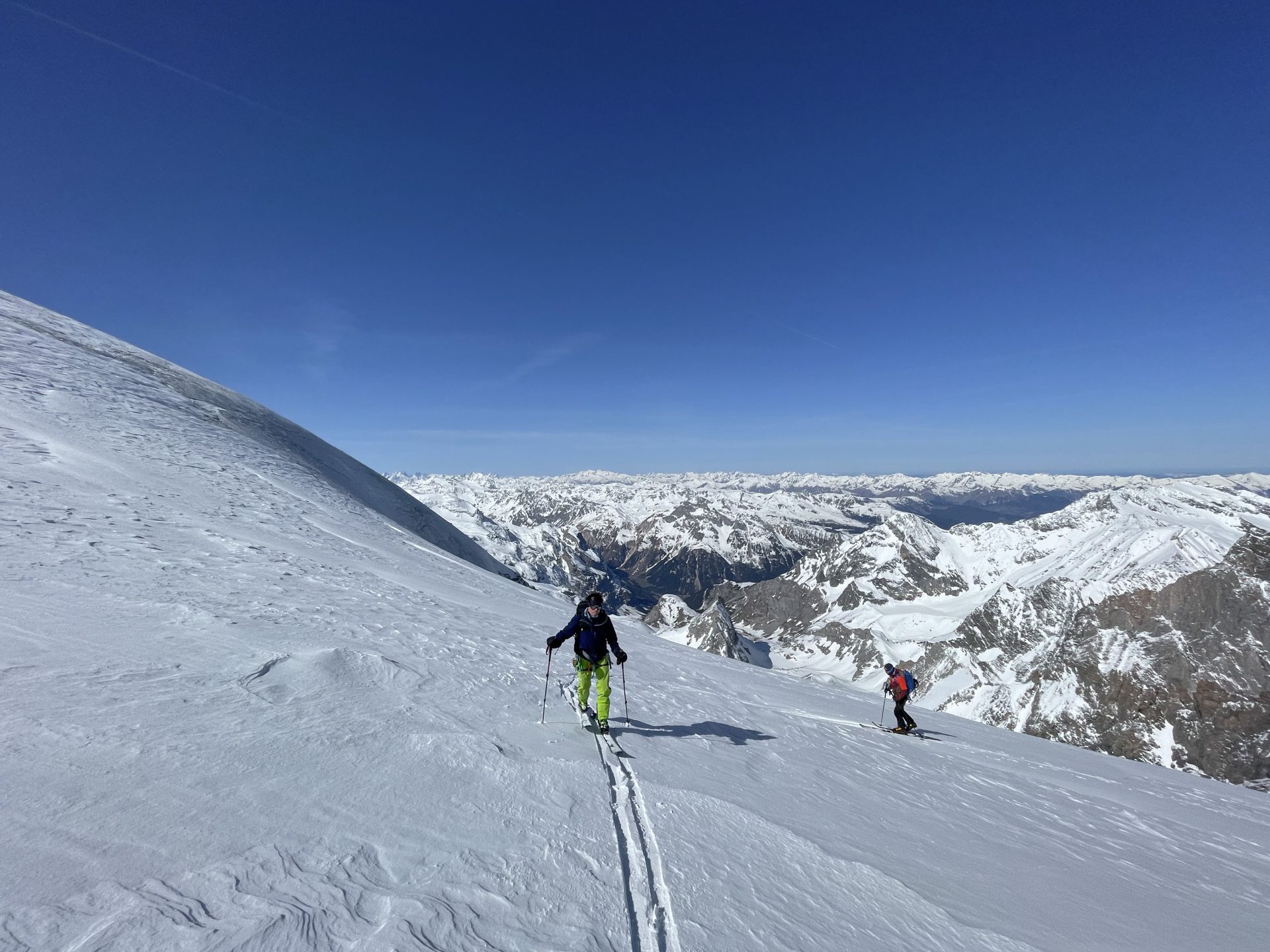 ski randonnée alpinisme Vanoise Grande Casse Grands Couloirs refuge col de la Vanoise Pralognan Alpes