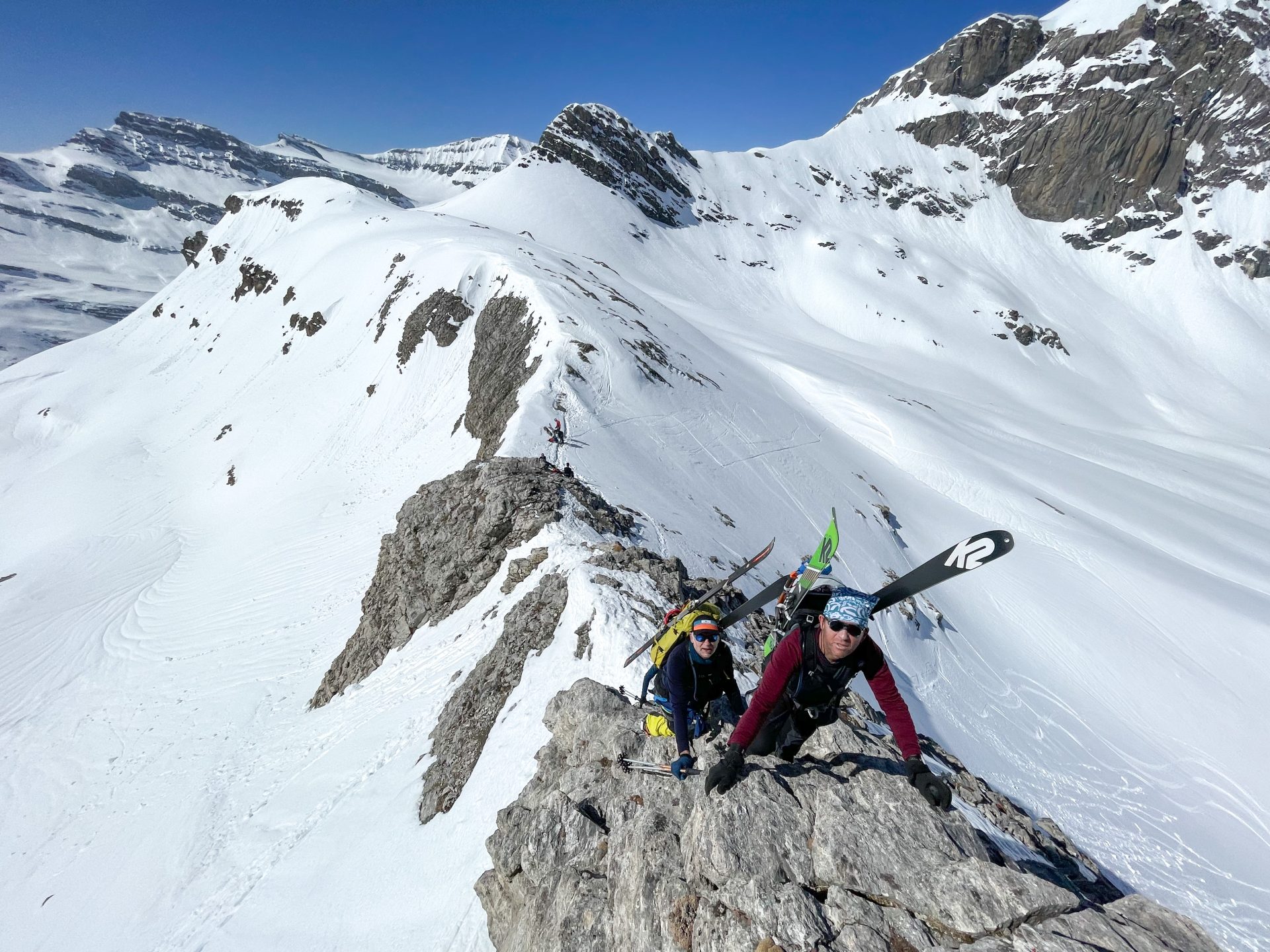 Raid à ski Wildstrubel ski de randonnée Oberland Alpes Suisse Laukerbad Adelboden