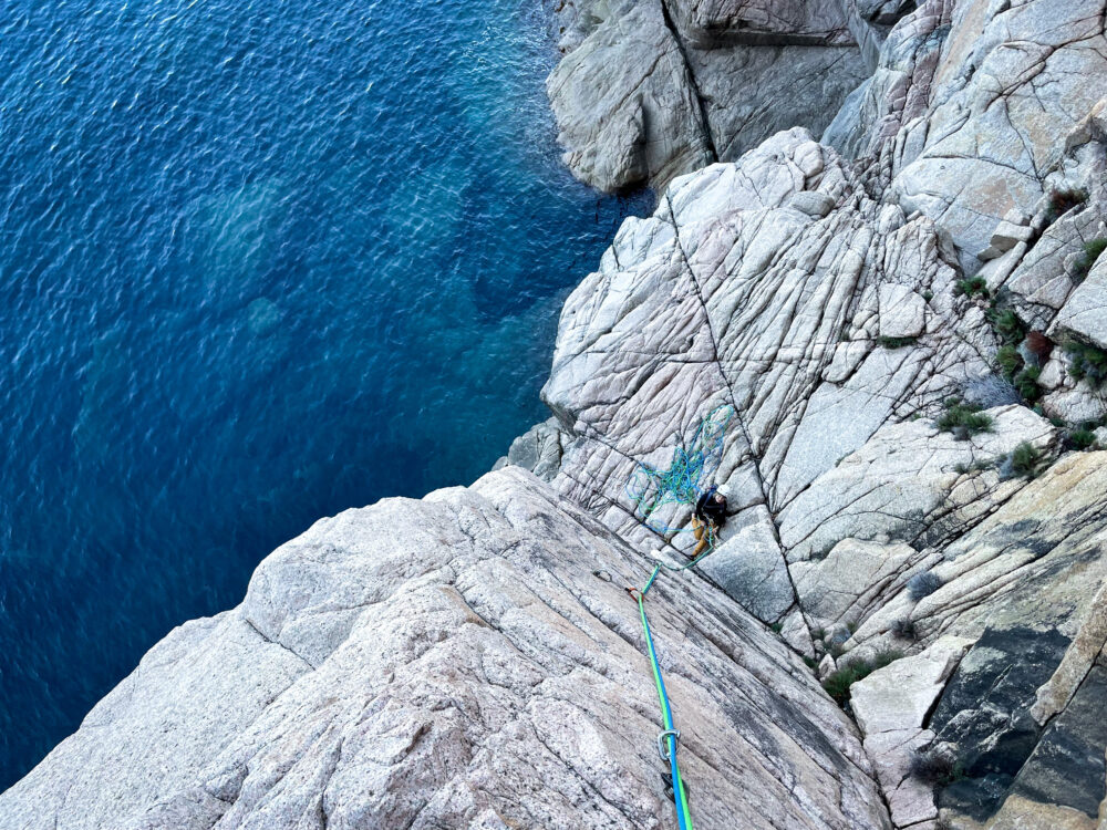 Corse Porto escalade Climbing ambata du melu montagne Cosica Piana