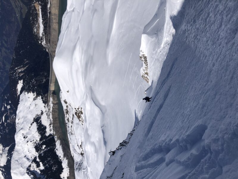 Pointe d'Arpire Beaufortain ski pente raide ski de rando ski de randonnée Arêches Beaufort Roselend ouverture steep ski skiing