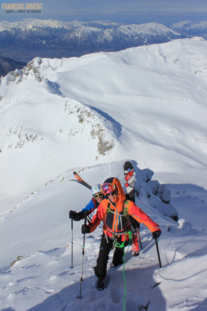 Crédit 5 Arête ouest Grand Mont Sylvie et Eddy