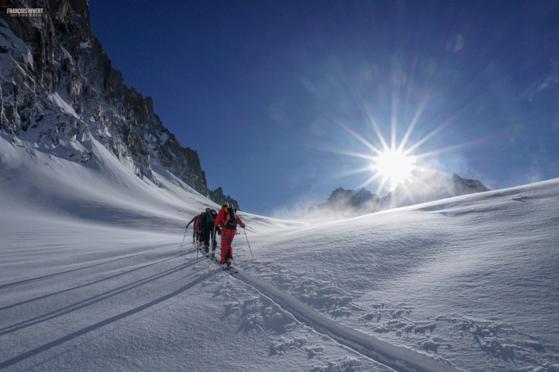 ski randonnée Argentière col Tour Noir alpinisme Mont Blanc