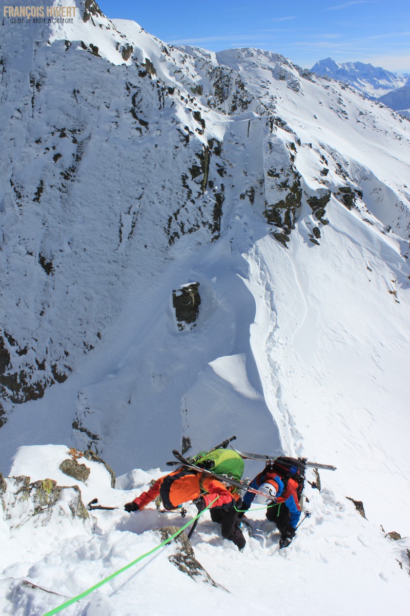 Crédit 6 Arête ouest Grand Mont Sylvie et Eddy