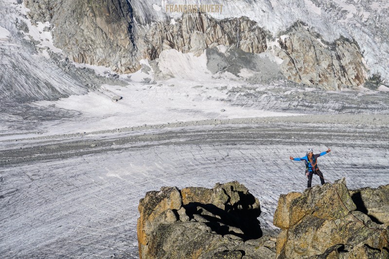 Arête Rabouin alpinisme escalade argentière Mont Blanc