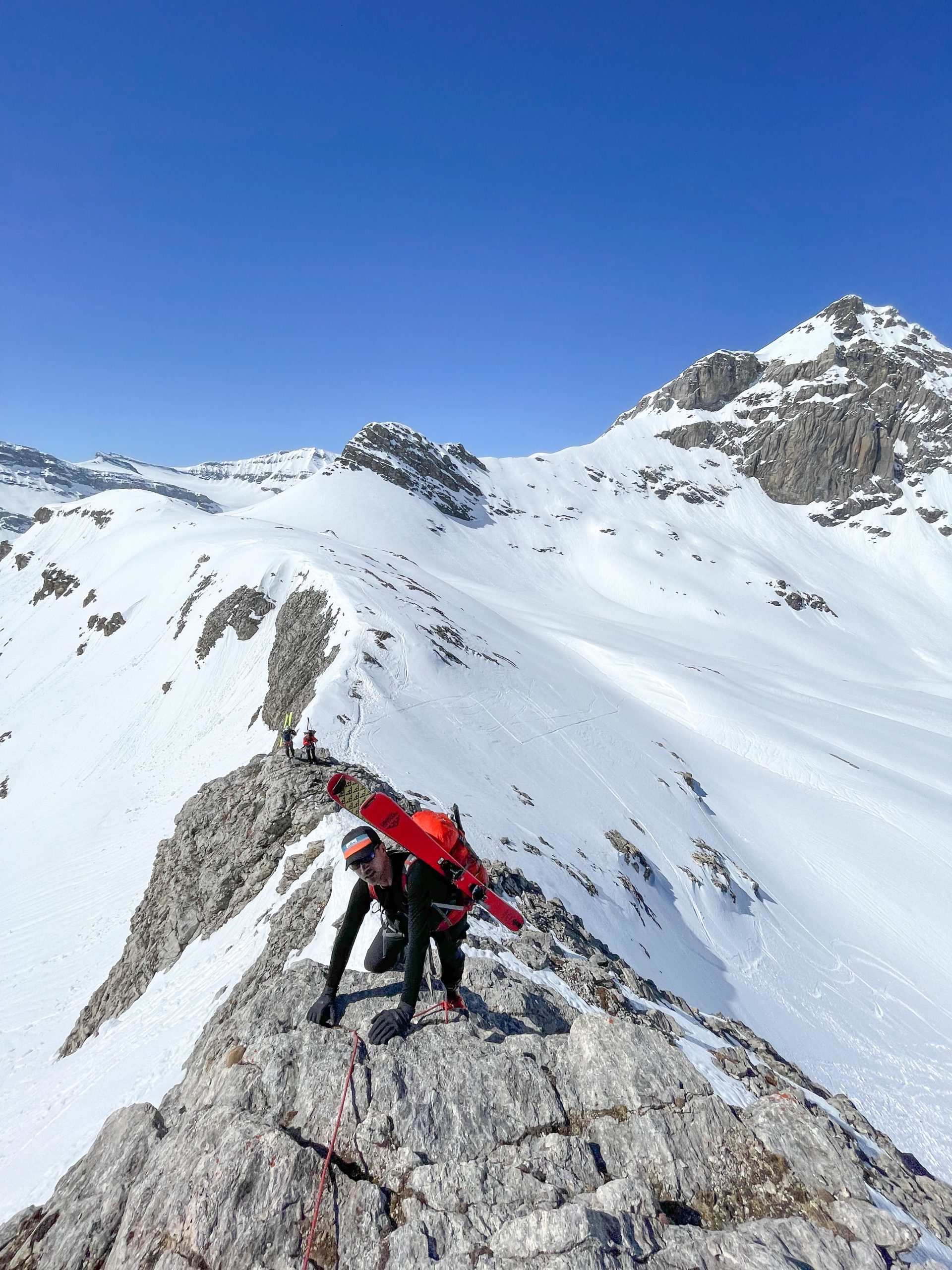 Raid à ski Wildstrubel ski de randonnée Oberland Alpes Suisse Laukerbad Adelboden