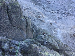 Éperon sud ouest Petit Charmoz escalade alpinisme Chamonix