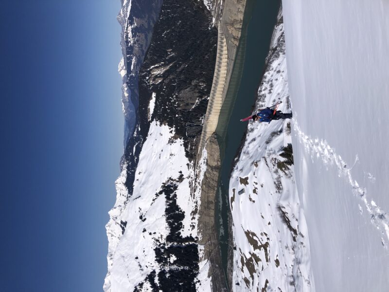 Pointe d'Arpire Beaufortain ski pente raide ski de rando ski de randonnée Arêches Beaufort Roselend ouverture steep ski skiing