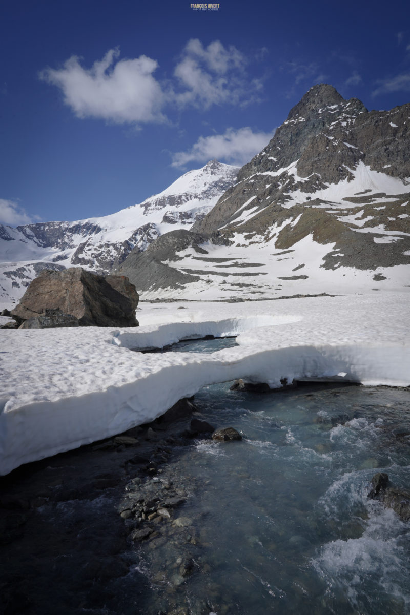 ski de rando vanoise pointe francesetti bonneval rivière