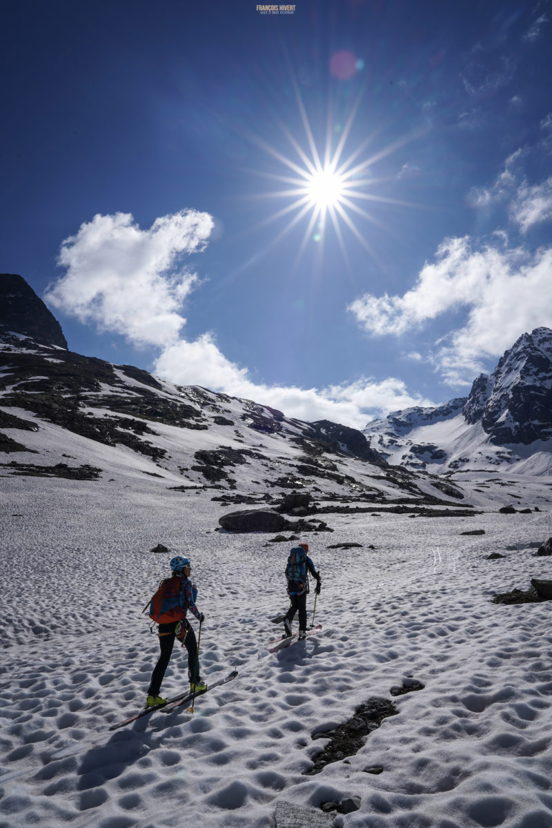 ski de rando vanoise pointe francesetti bonneval