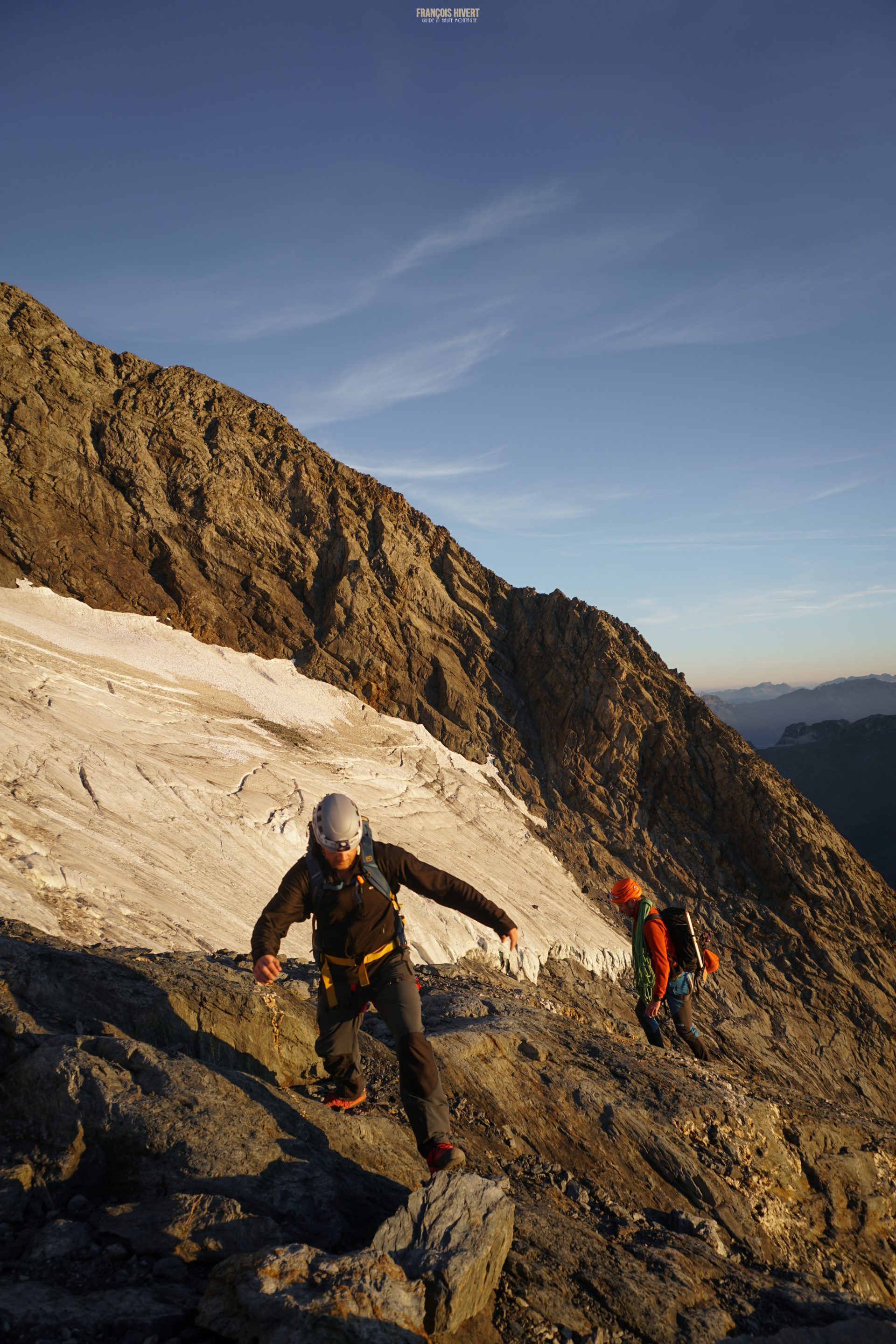 Vanoise alpinisme escalade Grand Bec refuge Plan des Gouilles glacier Troquairou Becca Motta Becquetta