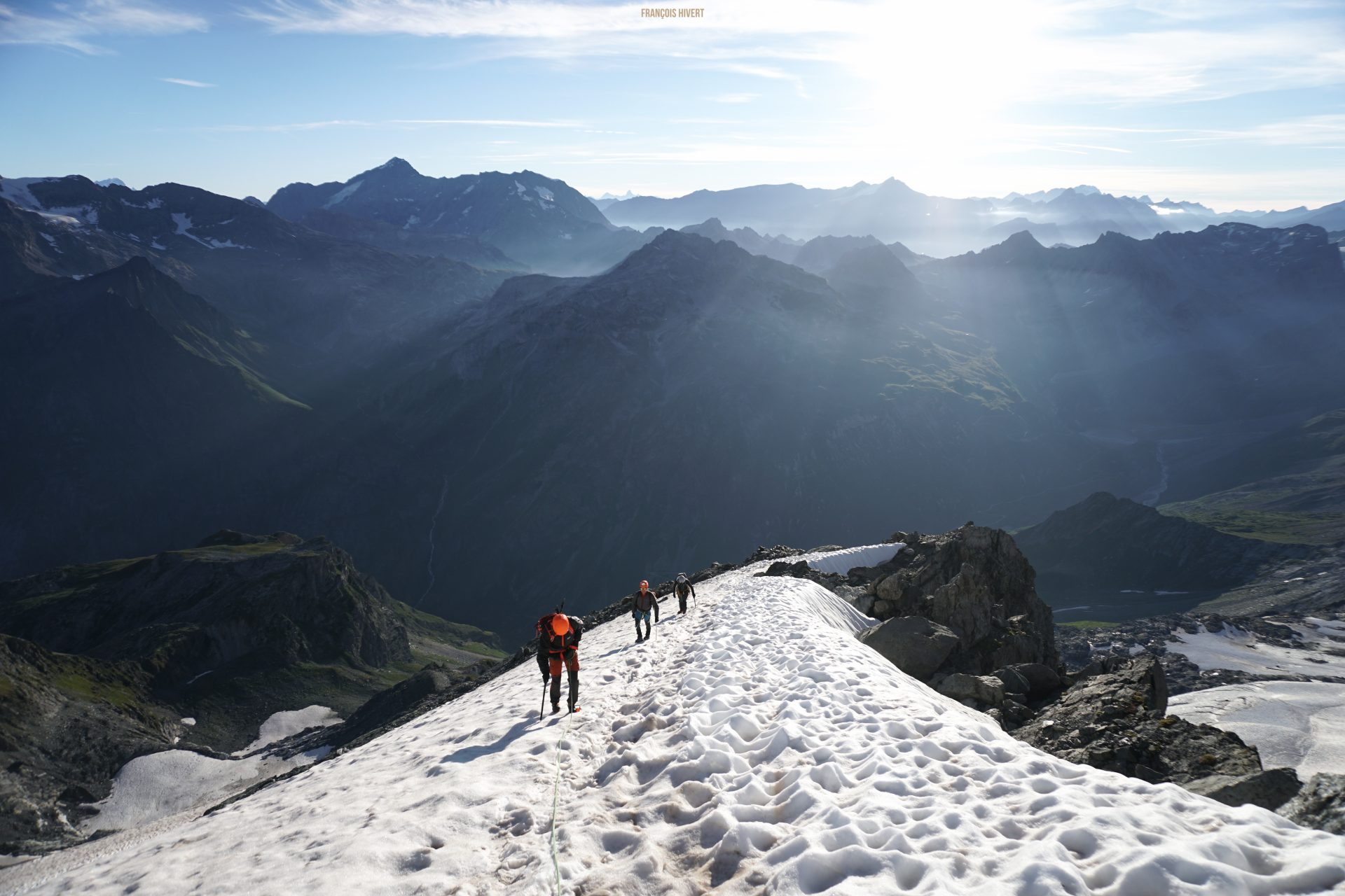 Vanoise alpinisme escalade Grand Bec refuge Plan des Gouilles glacier Troquairou Becca Motta Becquetta