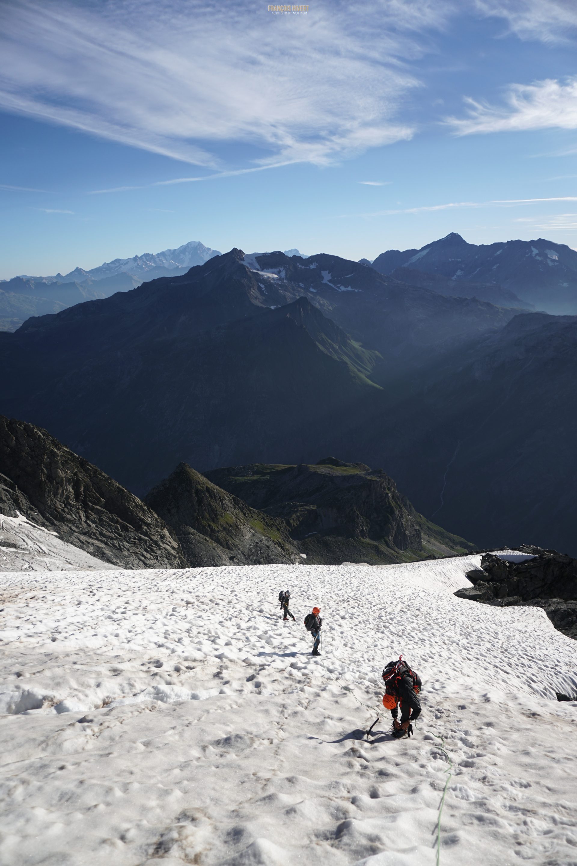 Vanoise alpinisme escalade Grand Bec refuge Plan des Gouilles glacier Troquairou Becca Motta Becquetta