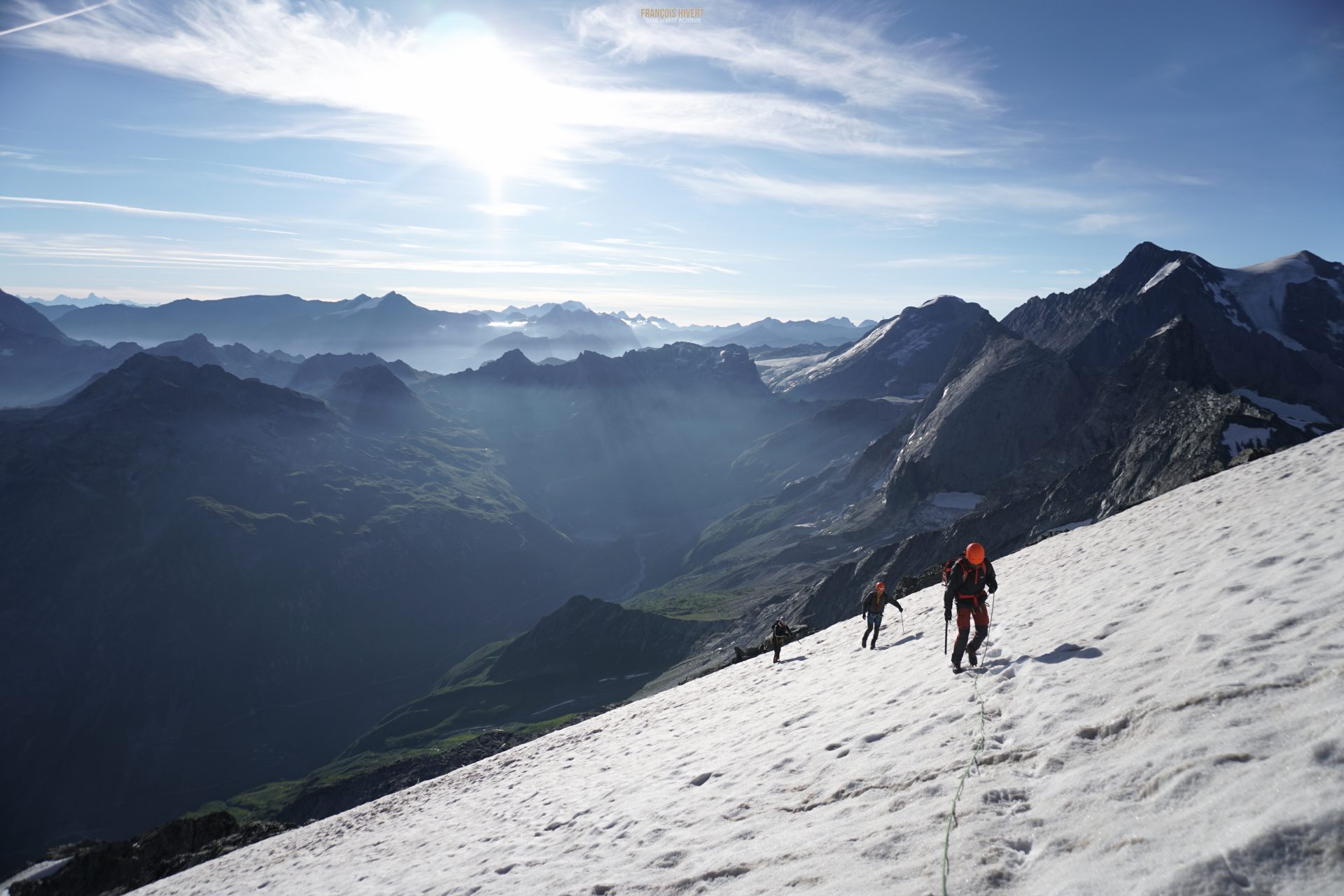 Vanoise alpinisme escalade Grand Bec refuge Plan des Gouilles glacier Troquairou Becca Motta Becquetta
