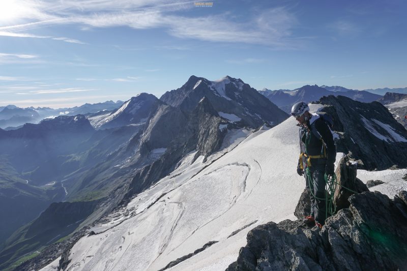 Vanoise alpinisme escalade Grand Bec refuge Plan des Gouilles glacier Troquairou Becca Motta Becquetta