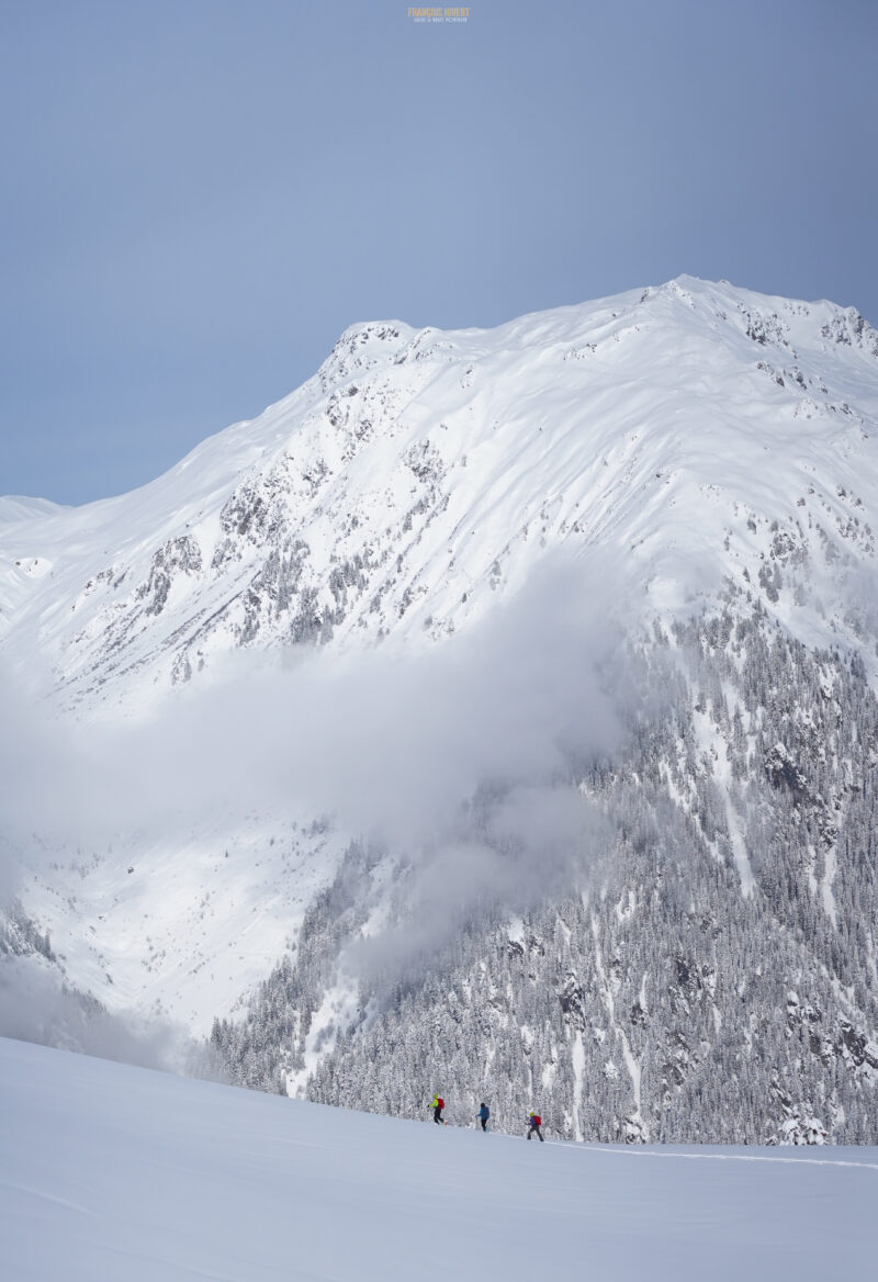 Ski de randonnée lac de Roselend Roche Parstire Beaufortain Arêches Beaufort