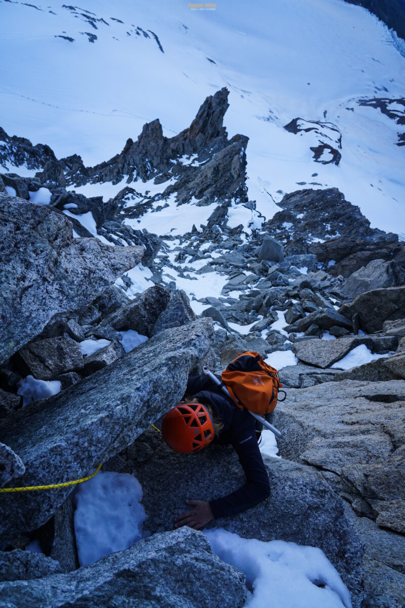 Aiguille du Tour Arête de la Table Chamonix Massif du Mont Blanc refuge Albert 1er alpinisme escalade course d'arête