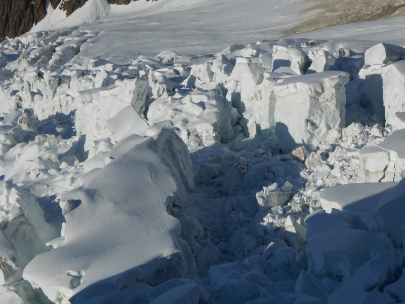 Sérac glacier des Bossons