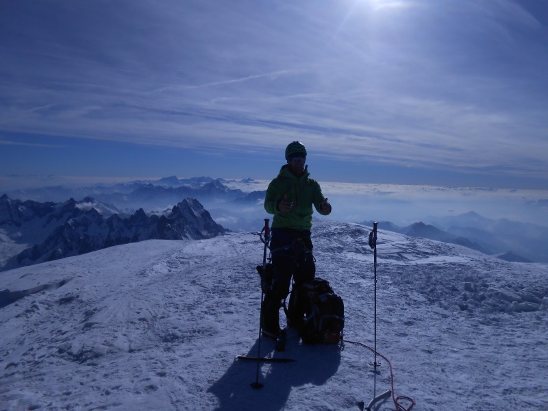 Mats sommet Mont Blanc