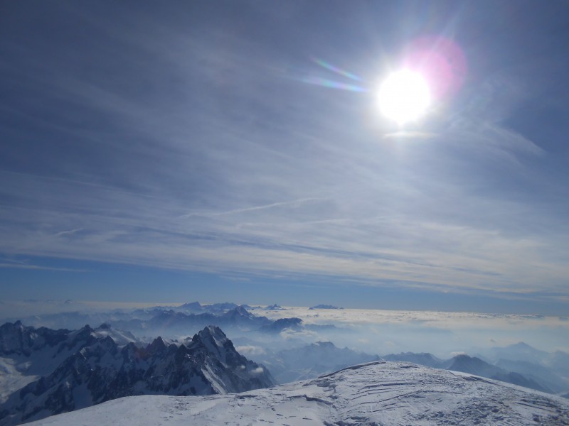 Sommet Mont Blanc côté Italie