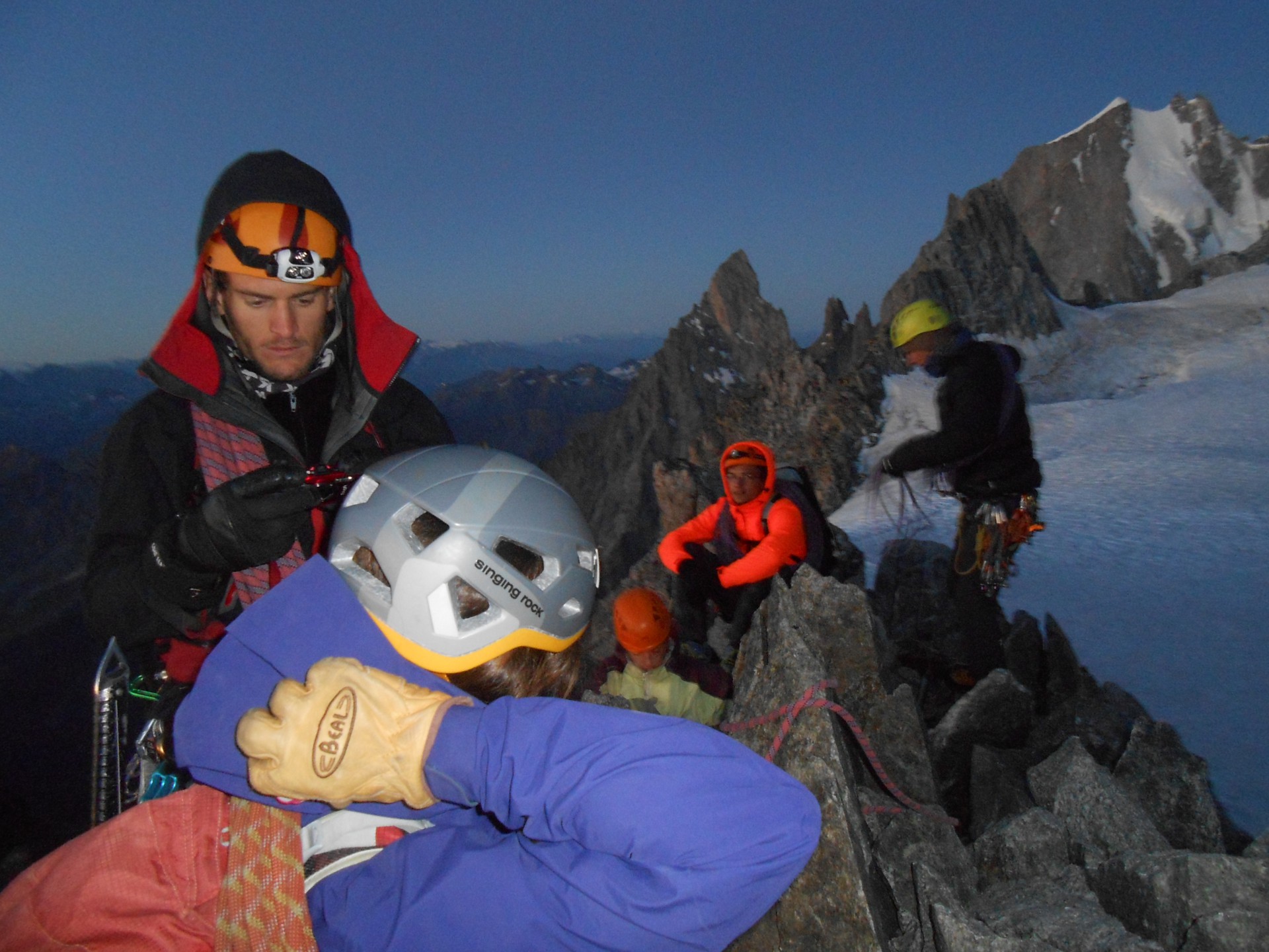 Traversée aiguilles d'Entrèves