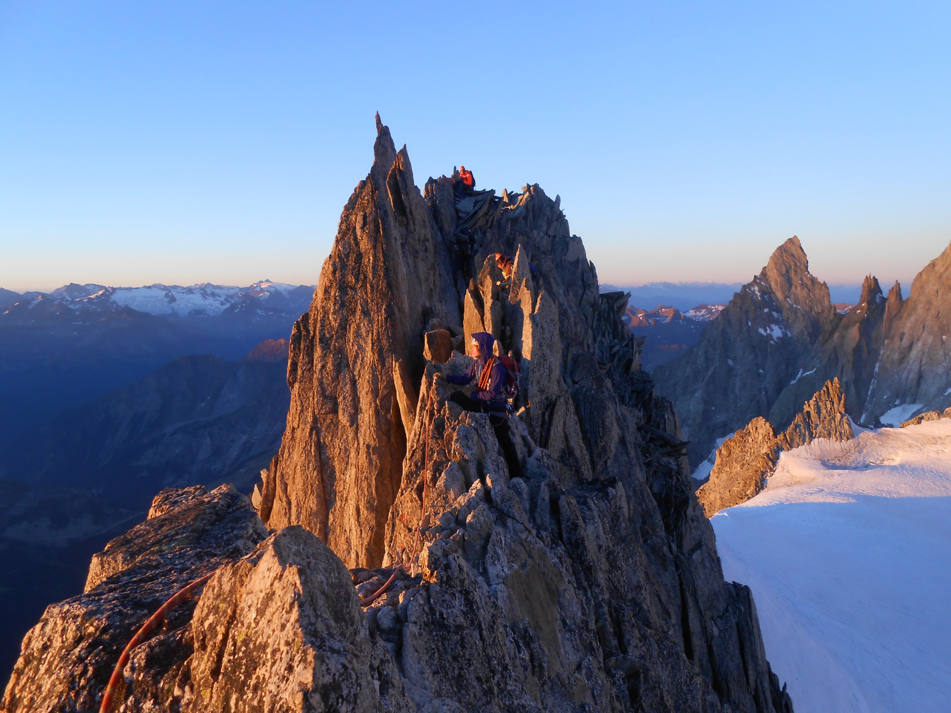 Traversée aiguilles d'Entrèves