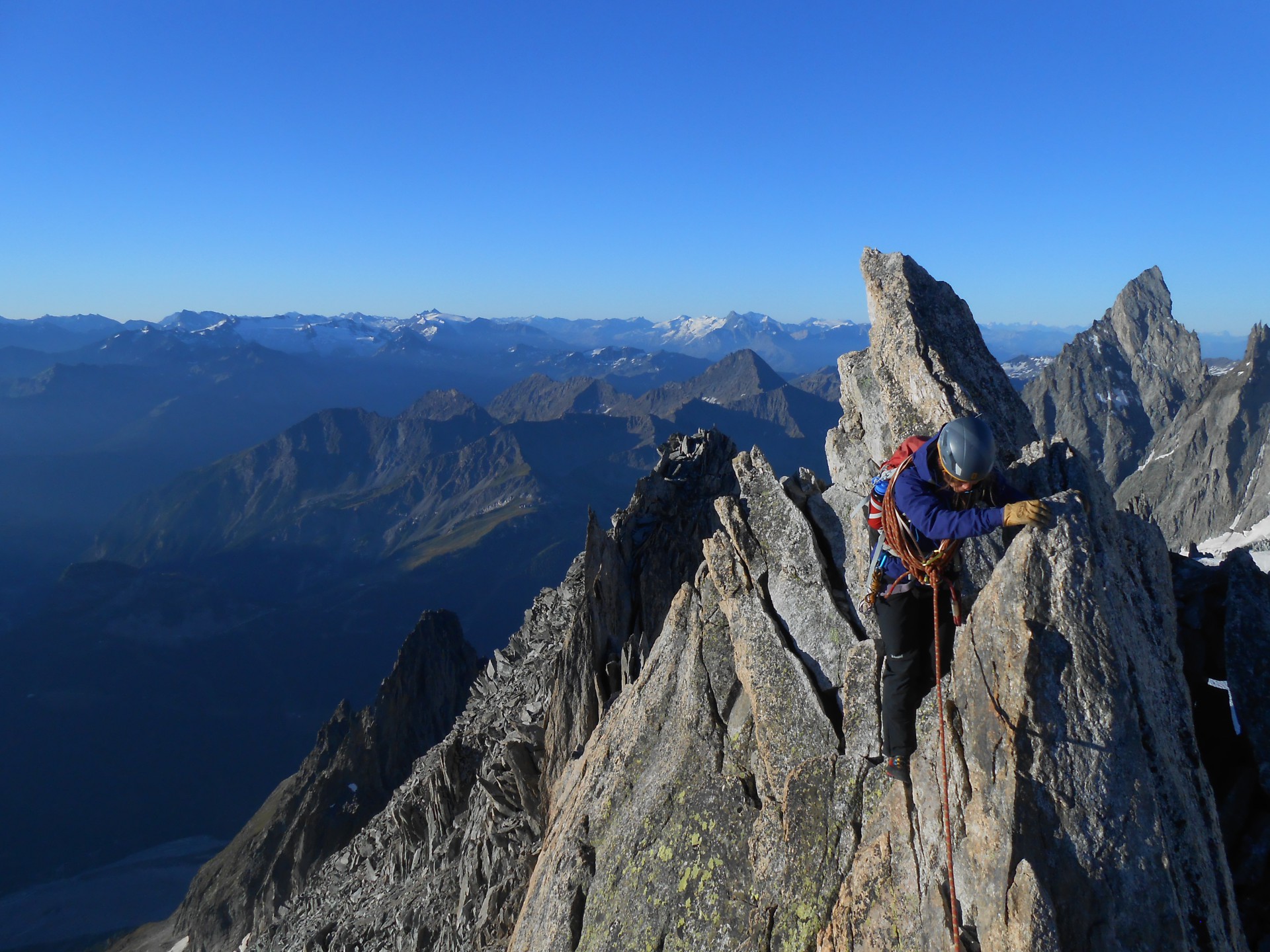 Traversée aiguilles d'Entrèves